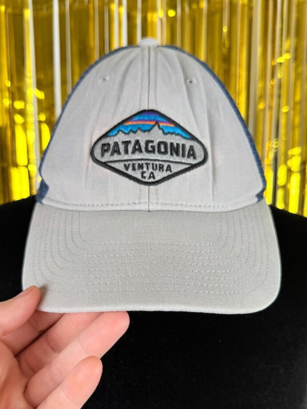 Vintage Patagonia‎ Hat Trucker Cap Logo Grey Adjustable Baseball Hat